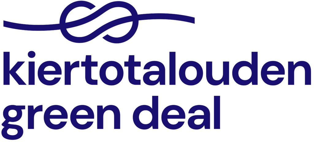 Kiertotalouden green-deal logo.