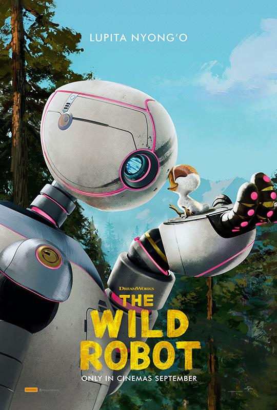 the wild robot-elokuvan juliste