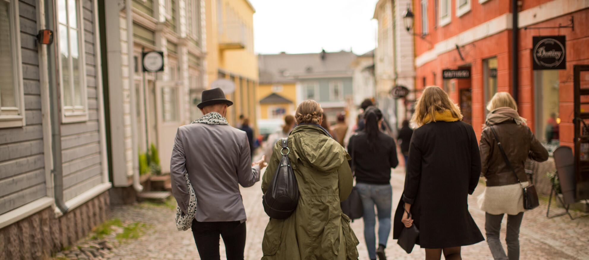 Walking in Old Porvoo